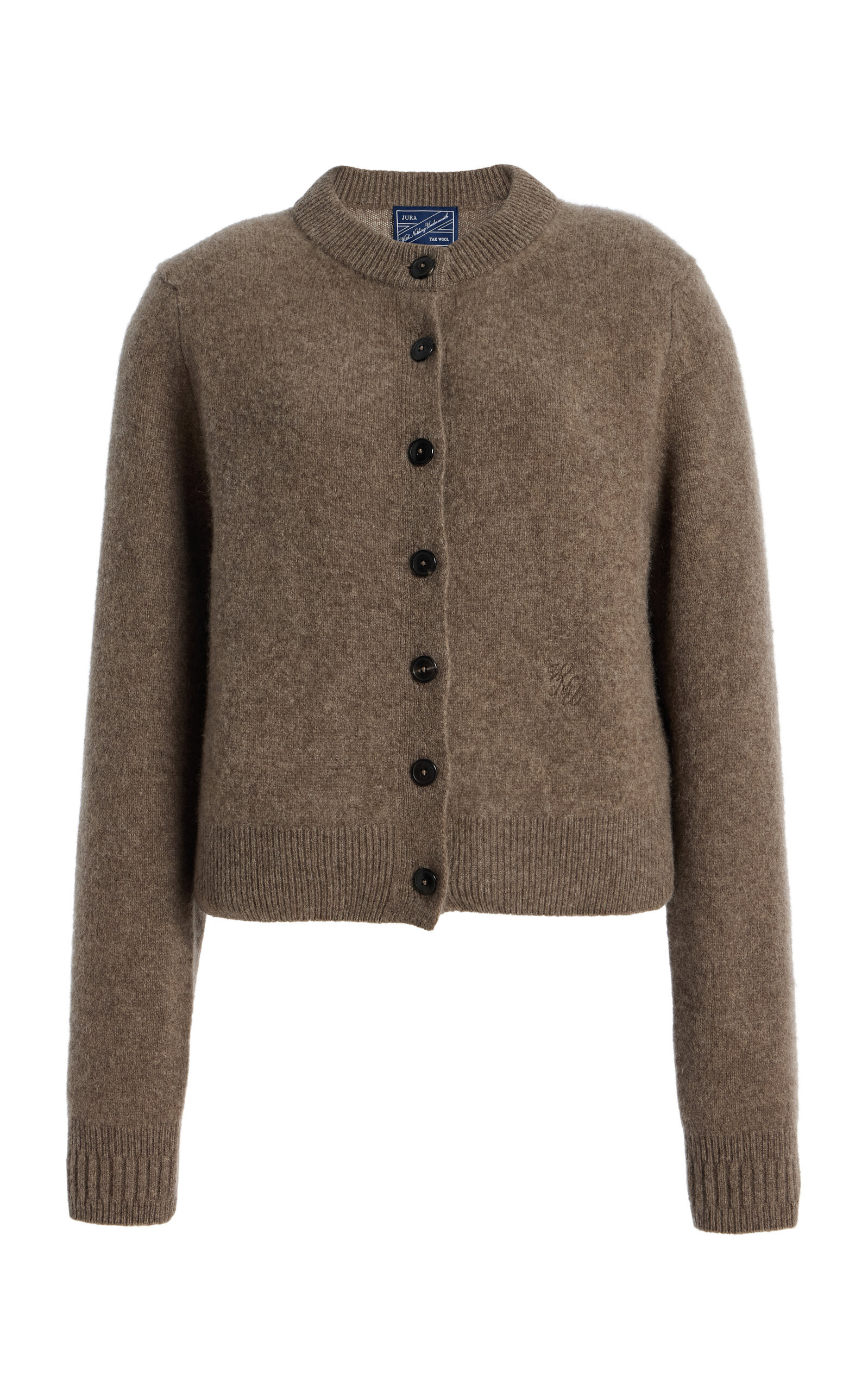 With Nothing Underneath - Exclusive Jura Wool Cardigan - Brown - S - Moda Operandi | Moda Operandi (Global)
