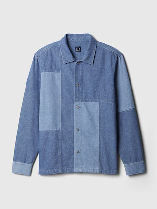 Patchwork Denim Shirt | Gap (US)
