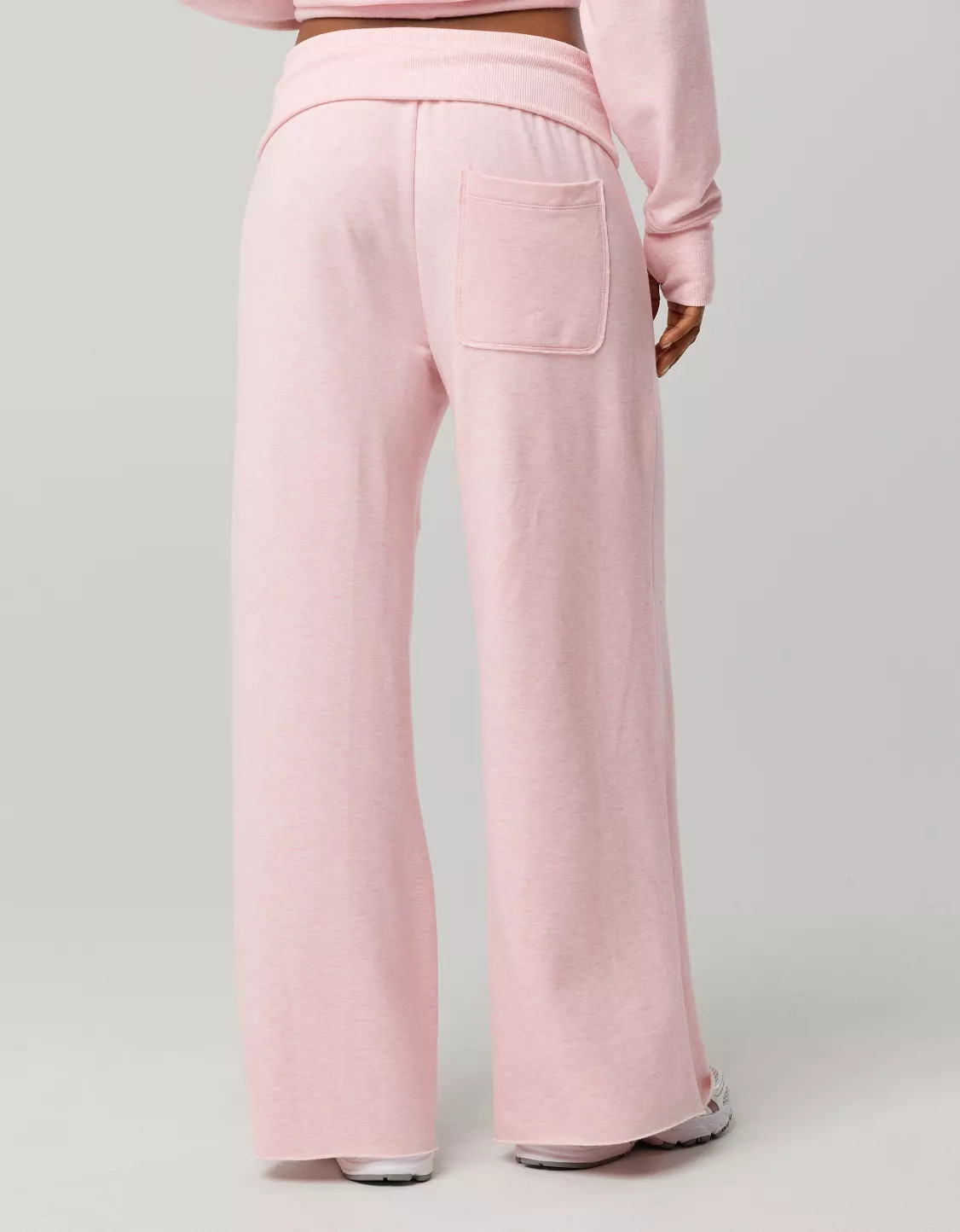 OFFLINE By Aerie OTT Fleece Super Wide Leg Foldover Pant | Aerie
