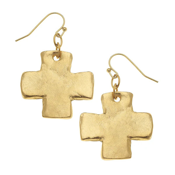 Square Cross Earrings | Susan Shaw