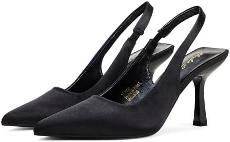 Elisabet Tang 3.14 in Trendy Slingback Stiletto Pumps for Women - Sexy Slip on Pointed Closed Toe... | Amazon (US)