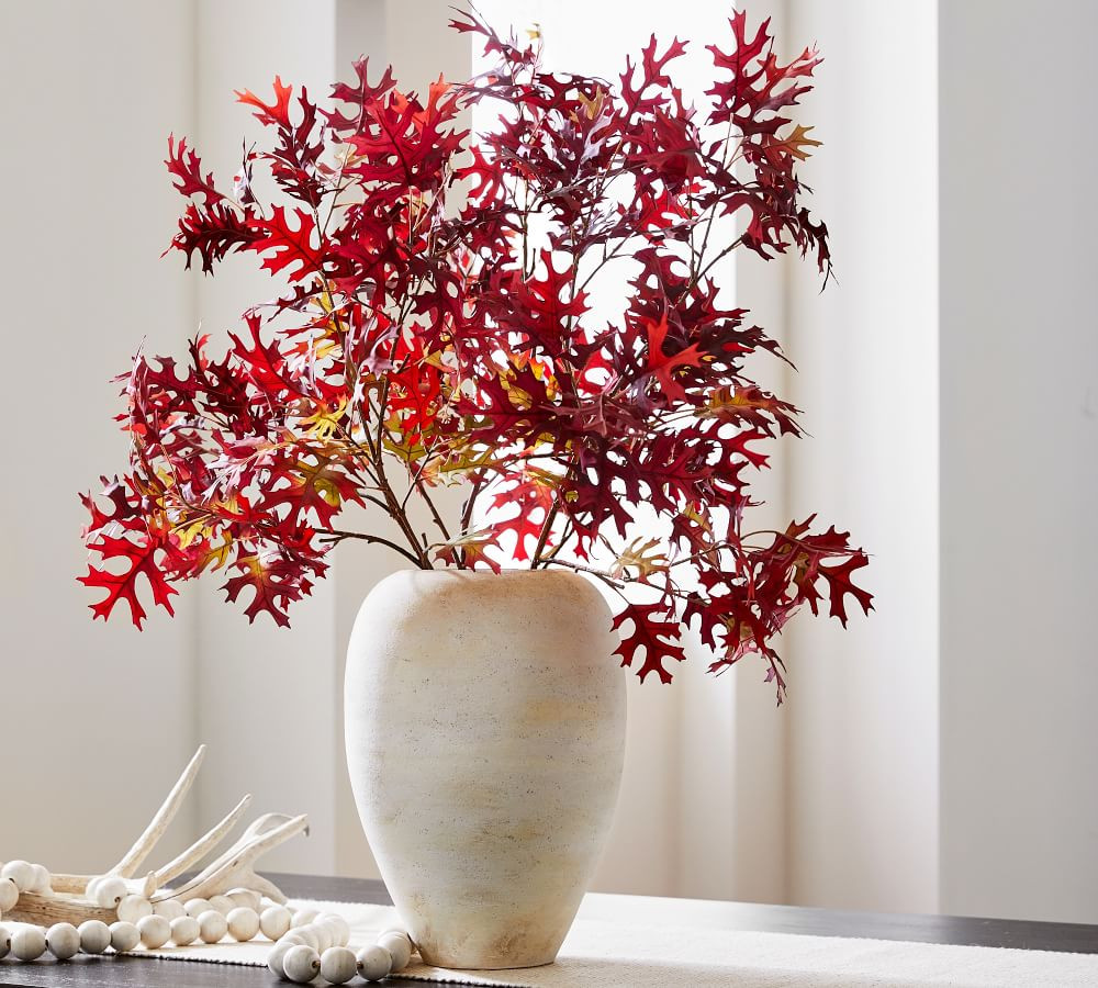 Faux 45" Oversized Autumn Oak Branch | Pottery Barn (US)