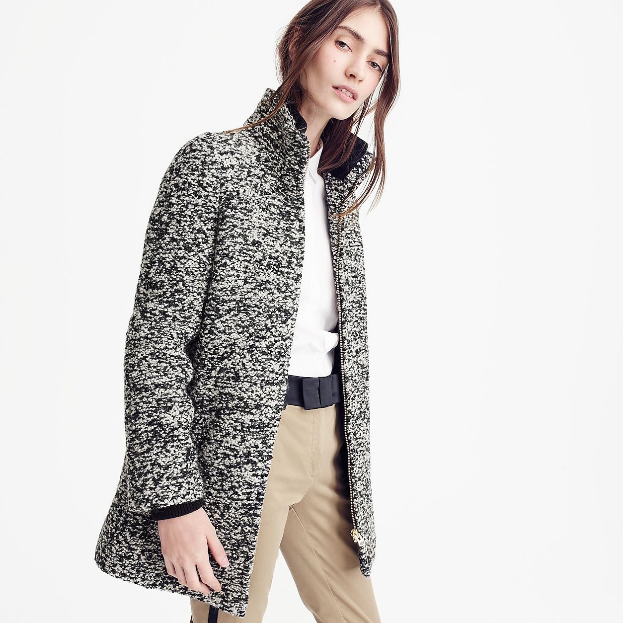 Lodge coat in speckled boucle | J.Crew US