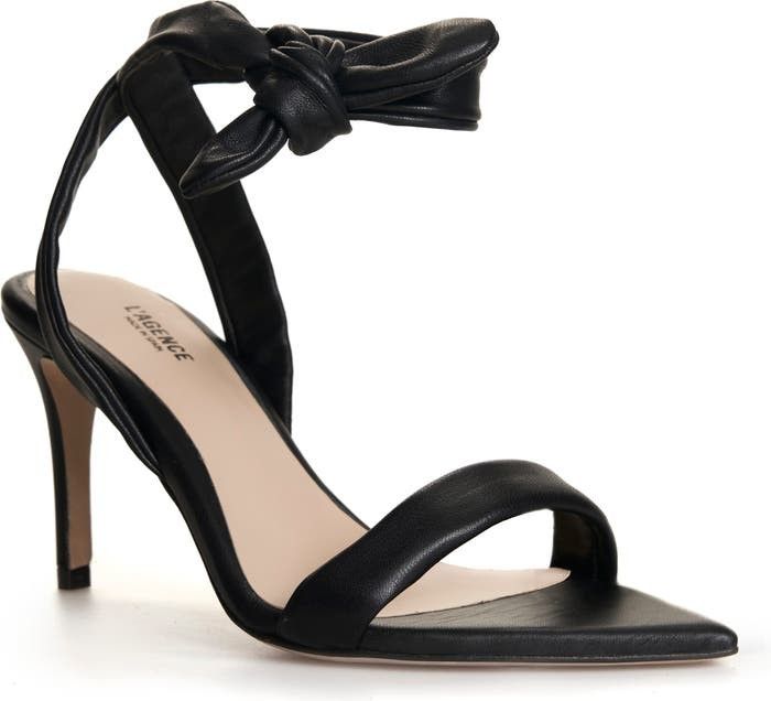 L'AGENCE Yvonne Pointed Toe Sandal Heels Sandals 2022 Black Sandals Shoes Summer Outfits | Nordstrom