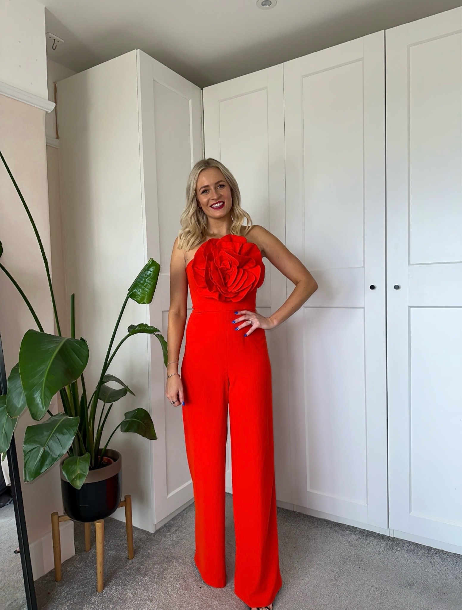 Spring Summer, Outfit Inspiration, New Season, Wedding Guest, Summer Event Outfit, Races Day, Mango, Red Jumpsuit 

#LTKeurope #LTKSeasonal #LTKstyletip