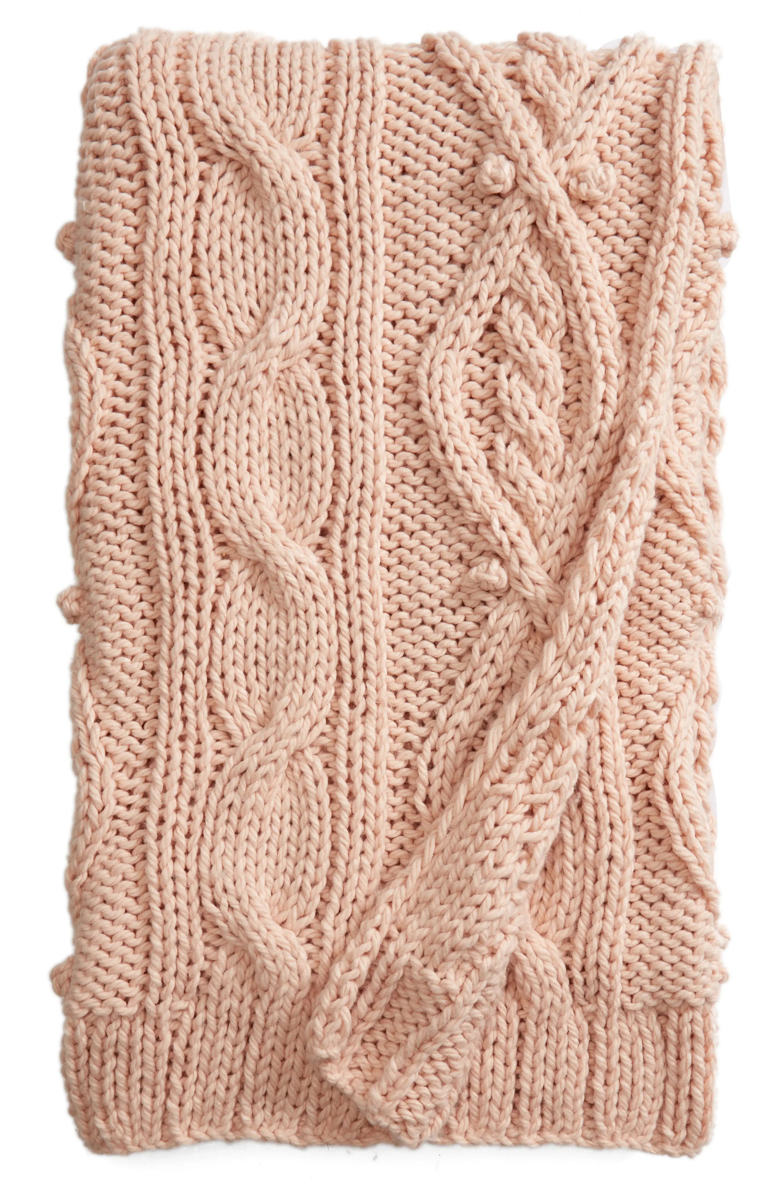 Nordstrom at Home Chunky Cable Knit Throw Blanket | Nordstrom