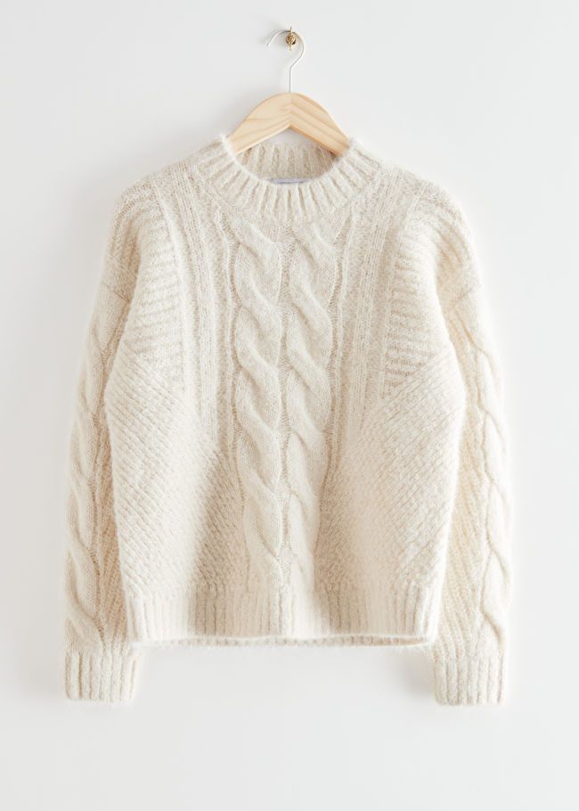 Cable Knit Wool Sweater | & Other Stories US