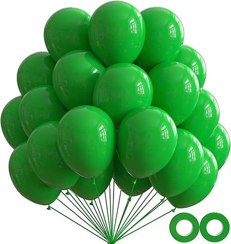 70pcs Green Balloons,12inch Green Latex Balloons for Balloons Garland Arch,for Birthday Baby Show... | Amazon (US)