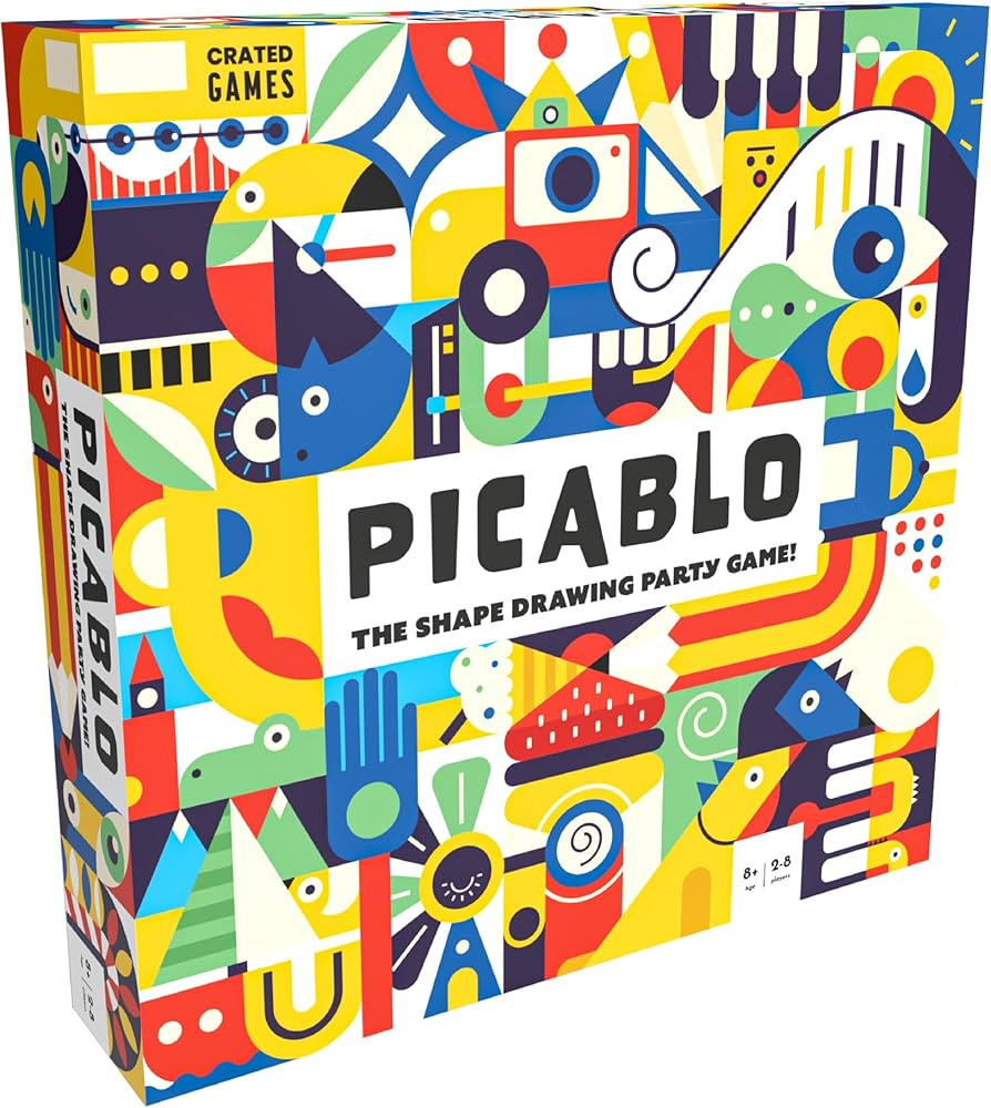 Picablo - The Shape Drawing Family Game, Fun for All Skill Levels, Party, Art, Sketch, Board Game... | Amazon (US)