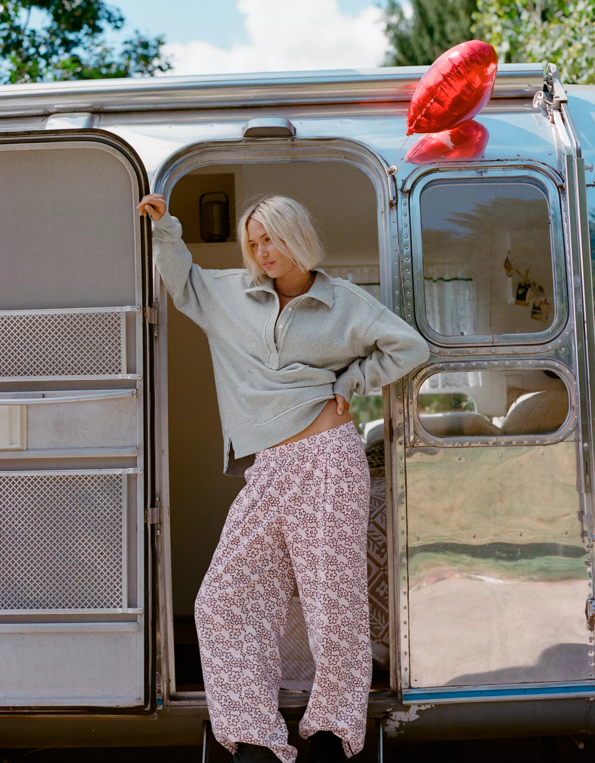 Aerie Street Flannel Trouser PJ | Aerie