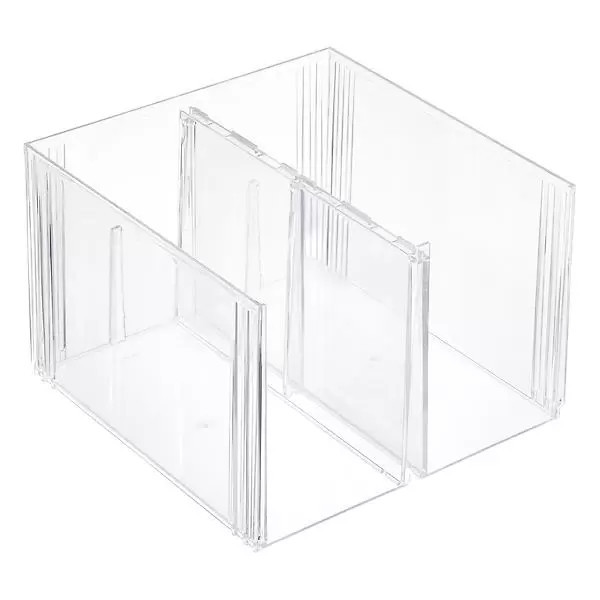 The Container Store Clearline Stackable Tall Shoe Bin | The Container Store
