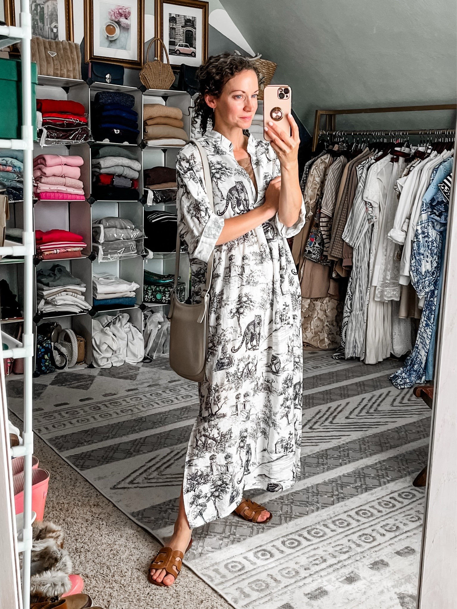 A linen dress for a hot summer day!
Linen dress is old from a local boutique, linking similar. 
Gold hoop earrings are old, linking similar. 
Coach bag is vintage, linking similar. 
Brown leather sandals from Sam Edelman. 
Travel ring from Amazon. 
Petite outfit. Summer outfit. Modest outfit. Neutral outfit.

#LTKdayinmylife #LTKgrwm #LTKootd