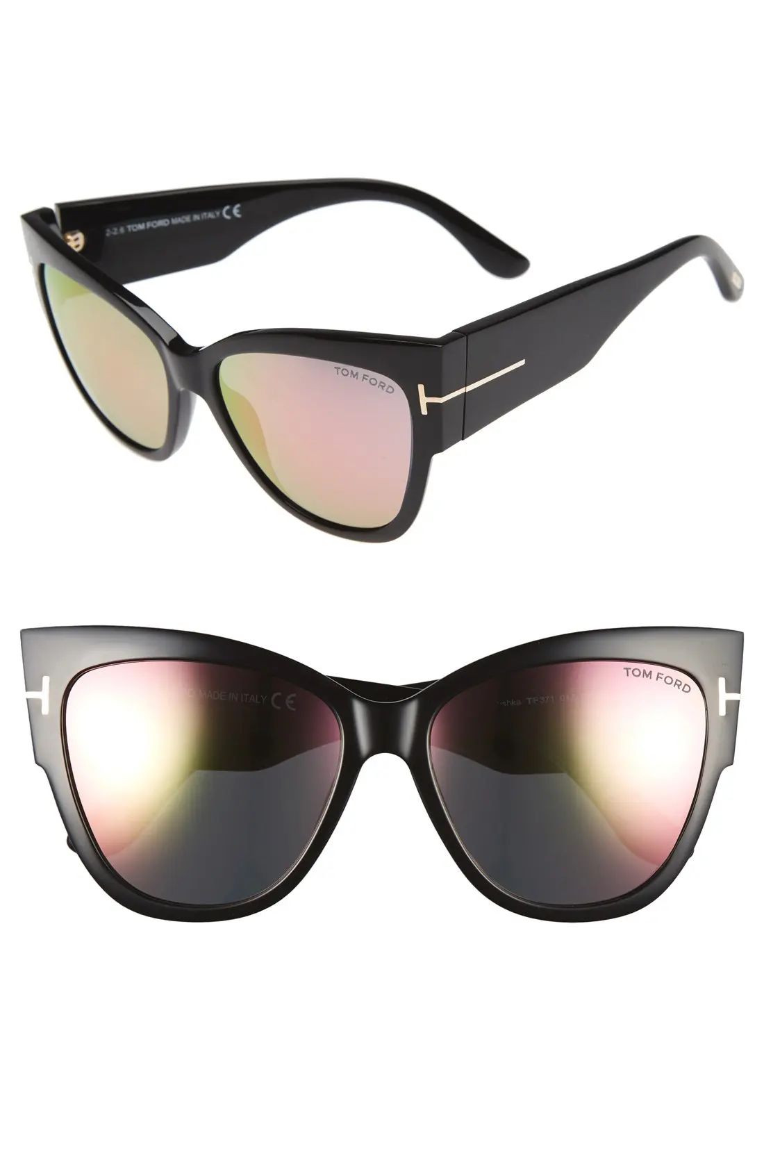 Anoushka 57mm Gradient Cat Eye Sunglasses | Nordstrom