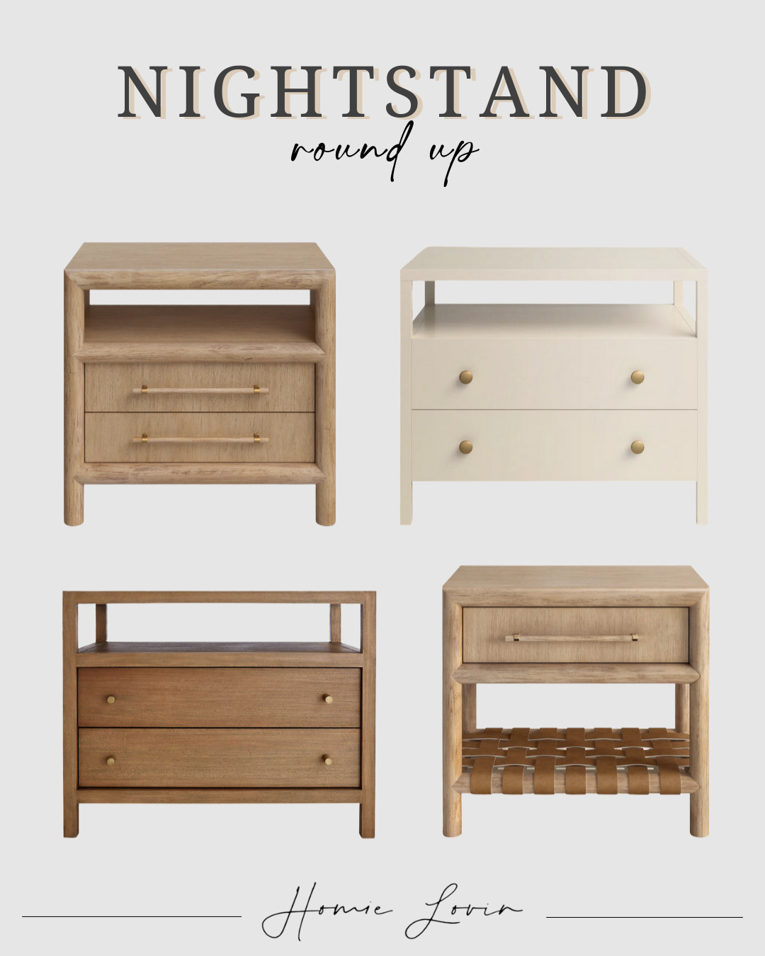 Nightstand Round Up! 

furniture, home decor, interior design, bedroom furniture 

 #Wayfair #CrateandBarrel #LTKHome #LTKSaleAlert