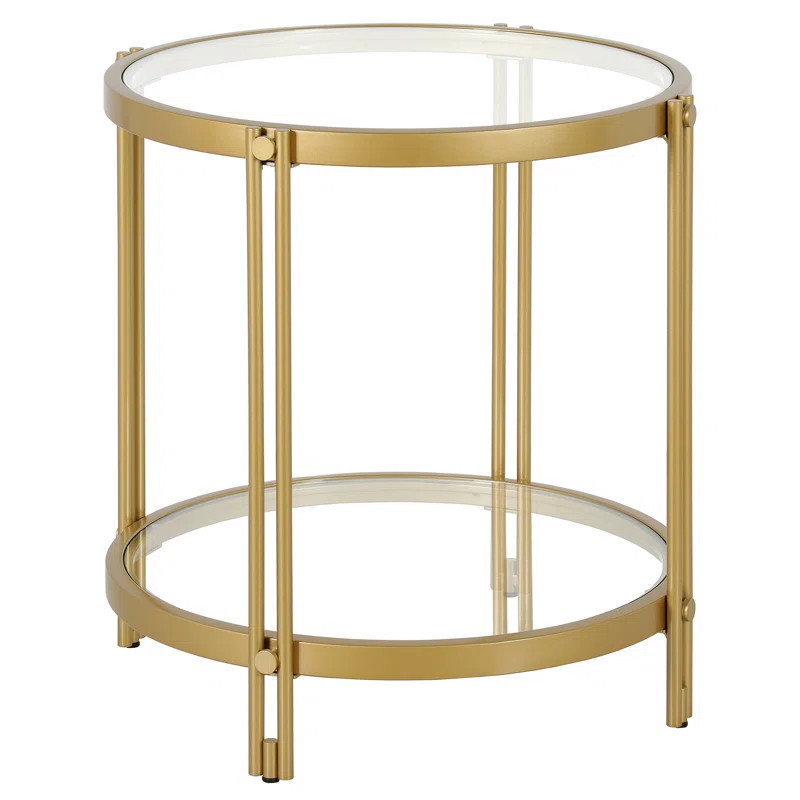 Elio Glass End Table | Wayfair North America