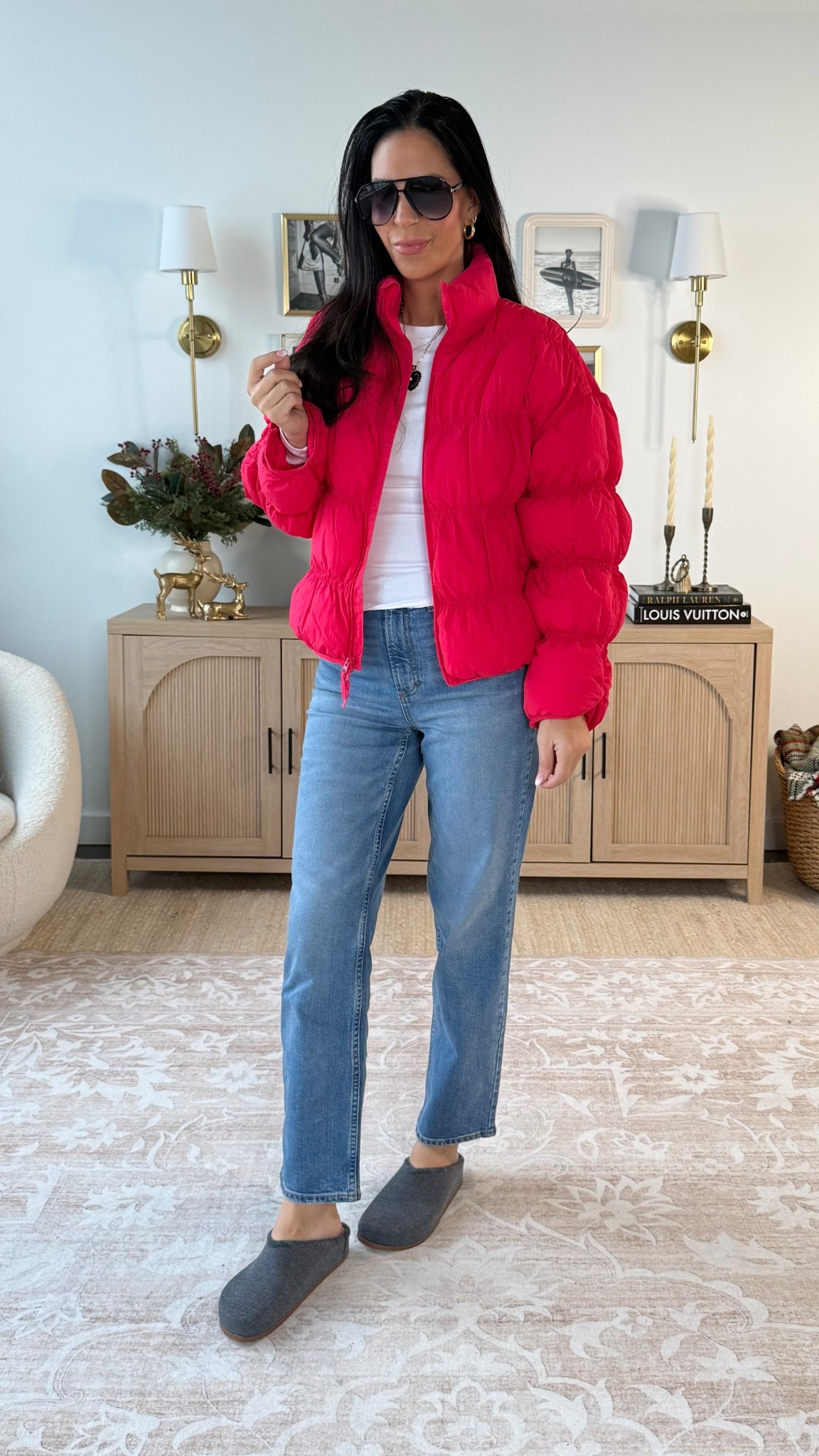 The New Target Joylab line is perfection! 
Light puffer jacket- small 
Joggers - small 
AGolde look for less denim are a 2 

#LTKU #LTKHoliday #LTKOver40 

#LTKFindsUnder100 #LTKFindsUnder50