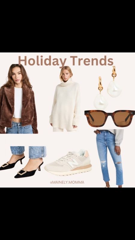 Holiday trends

#christmas #holidaysweaters #sweaters #jackets #winter #jeans #denim #momjeans #shoes #sneakers #earings #sunglasses 

#LTKstyletip #LTKHoliday #LTKSeasonal