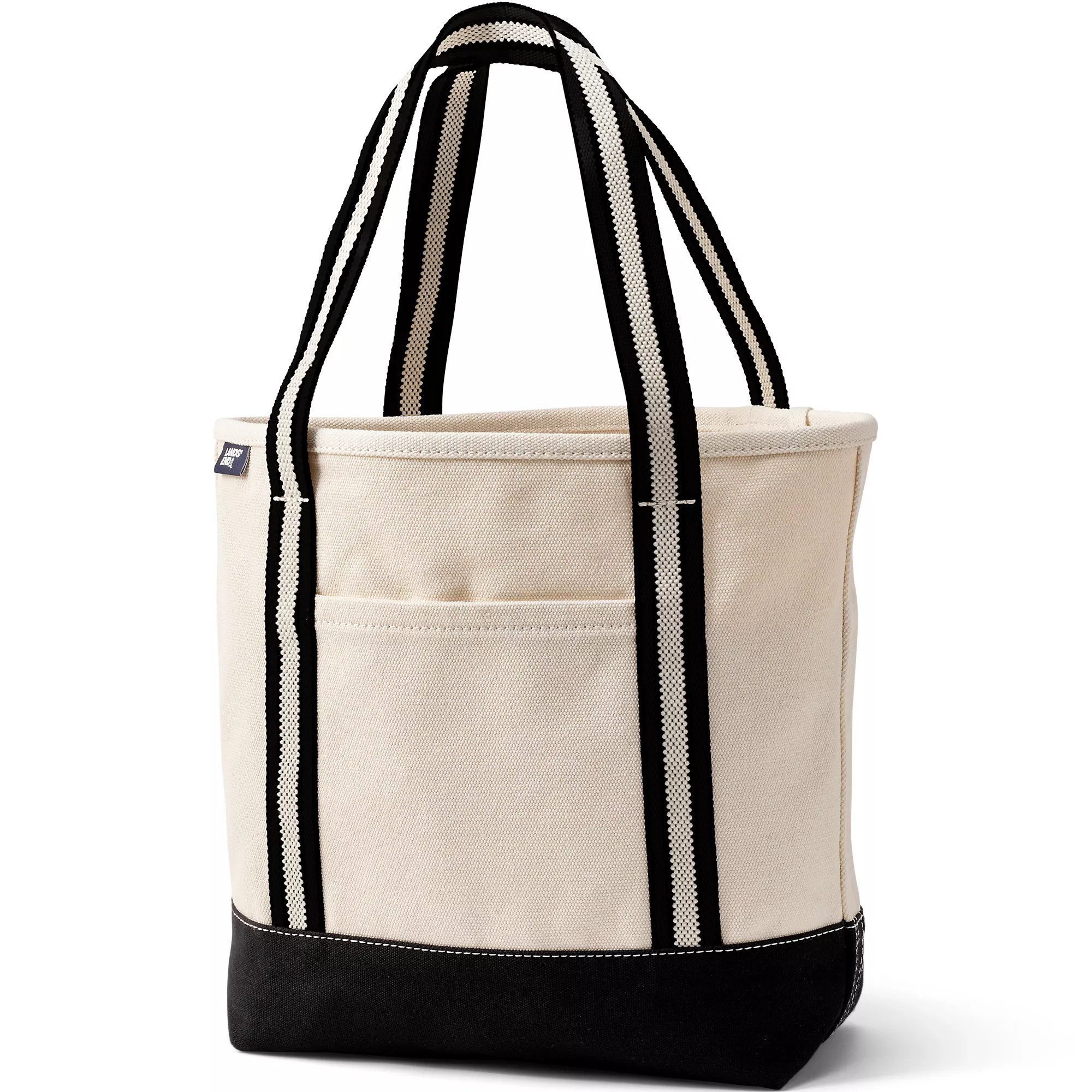 Medium 5 Pocket Open Top Canvas Tote Bag | Lands' End (US)