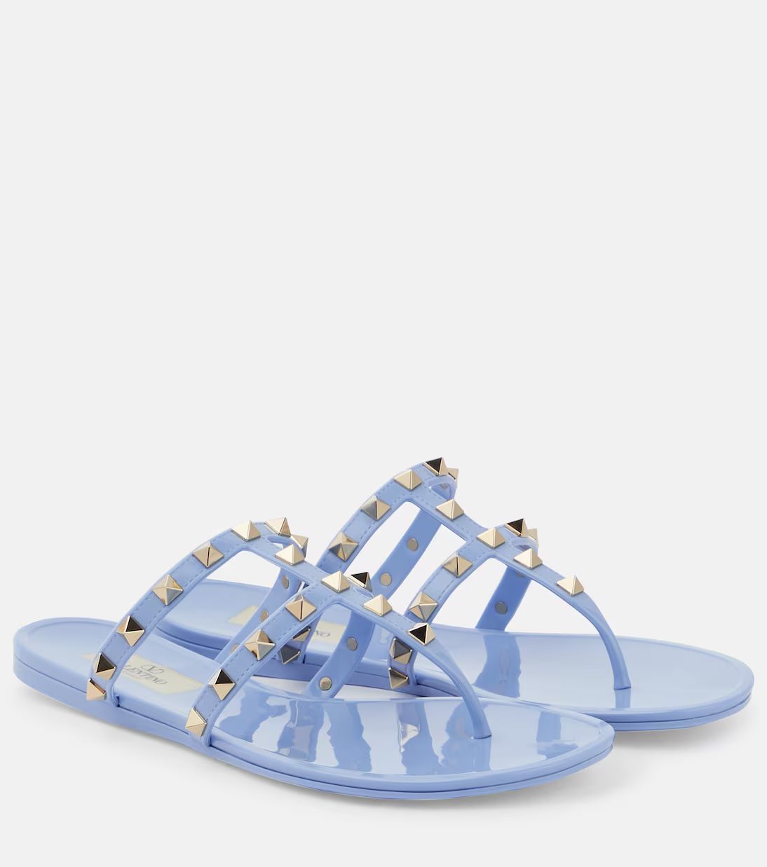Rockstud PVC thong sandals | Mytheresa (US/CA)