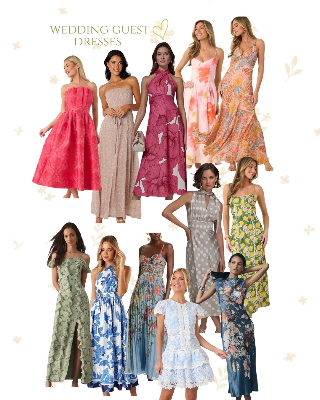 Spring wedding guest dresses! 👗 

#LTKWedding