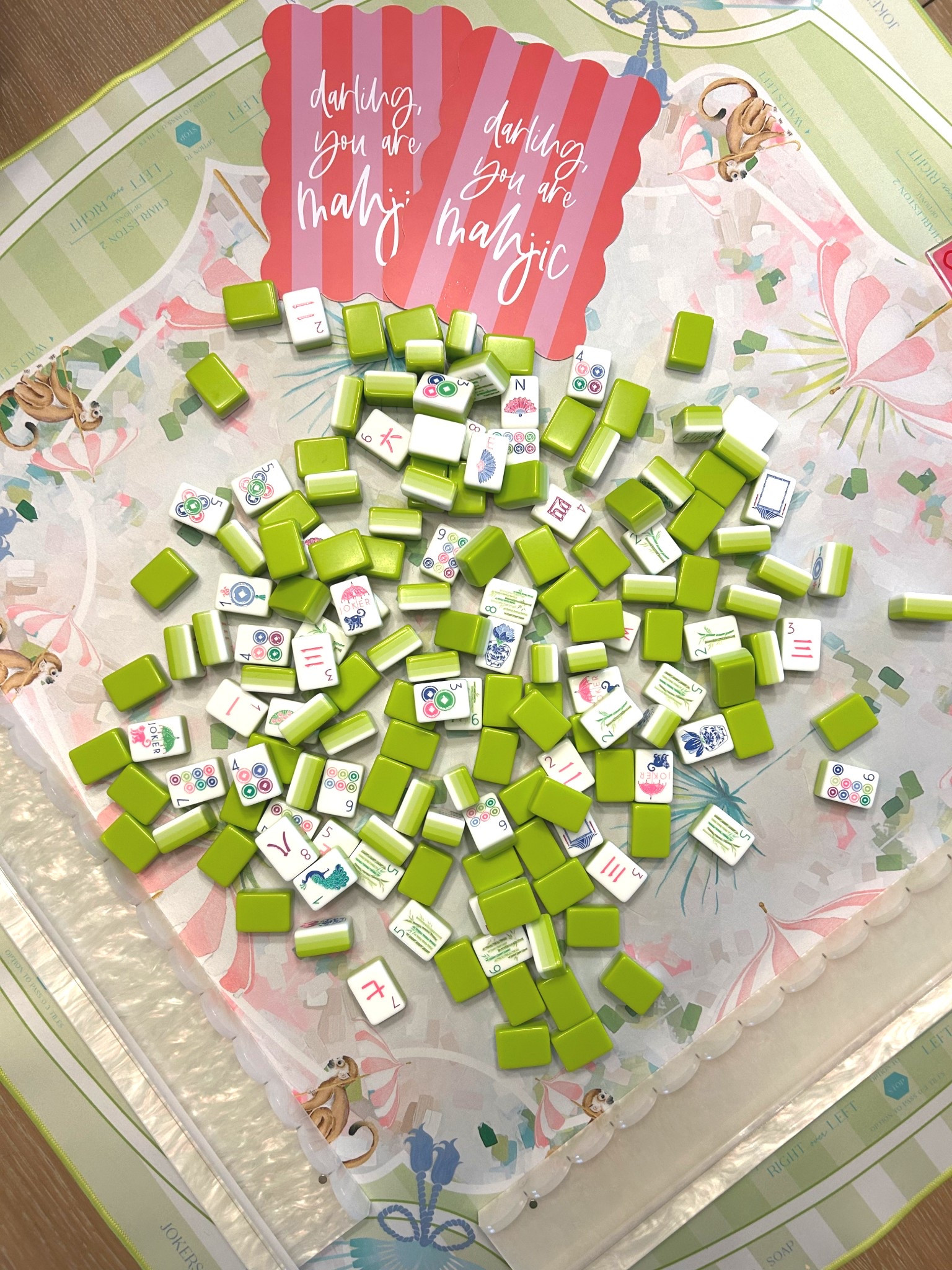 Lime green mahjong set oh my mahjong

#LTKHome #LTKselfcare #LTKdayinmylife