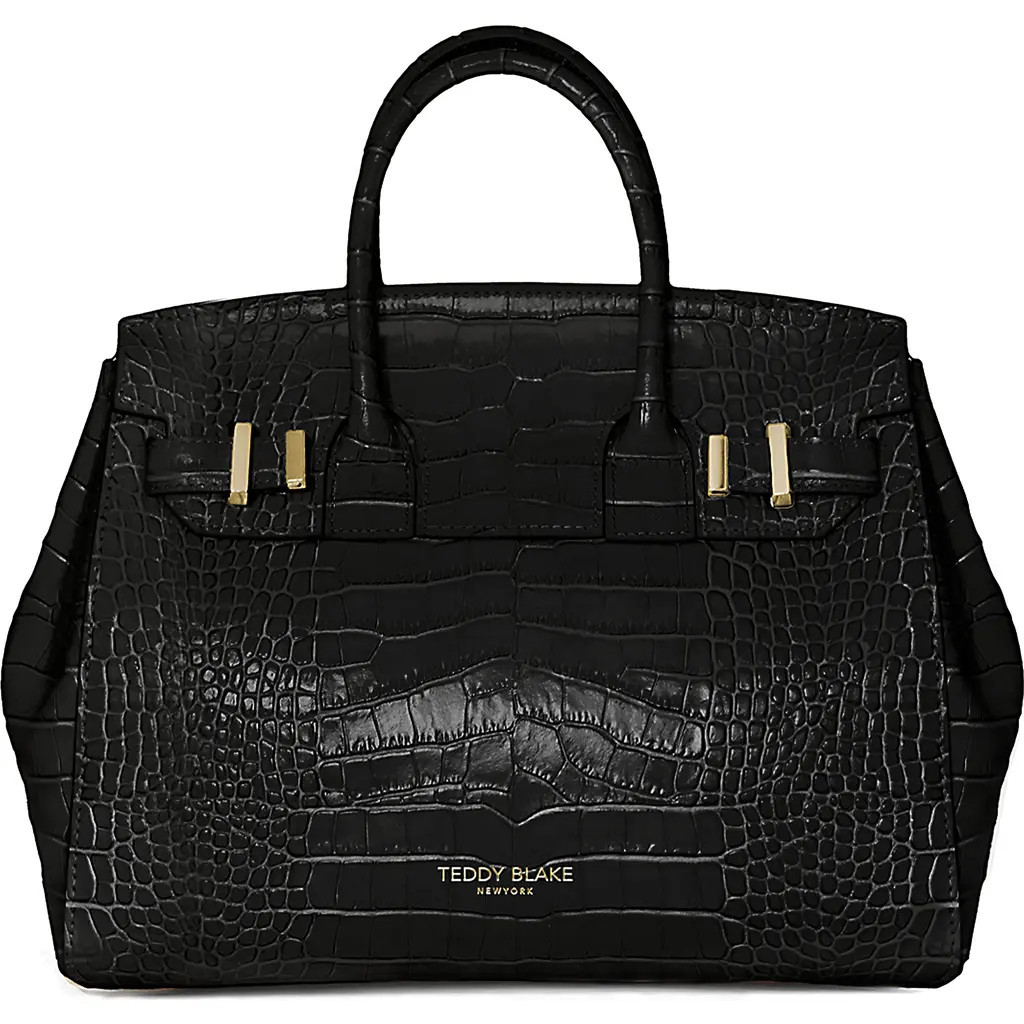 Teddy Blake Gigi Croco 11"" in Black at Nordstrom | Nordstrom