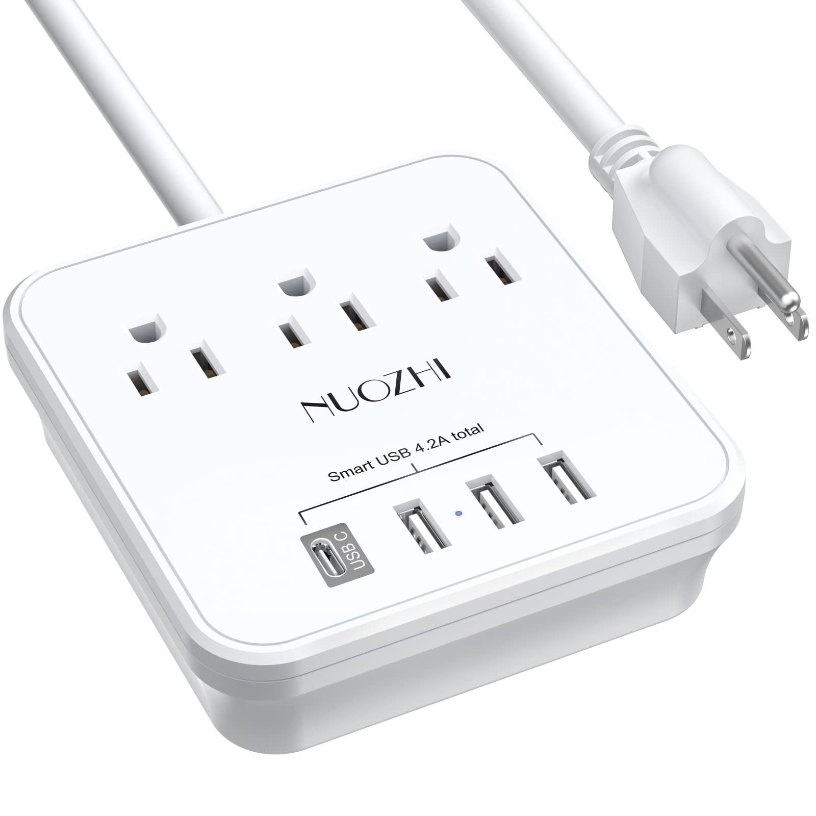 Cruise Essentials,6 Ft Power Strip with 3 Outlets and 4 USB Ports(1 USB C), Non Surge Protector f... | Amazon (US)