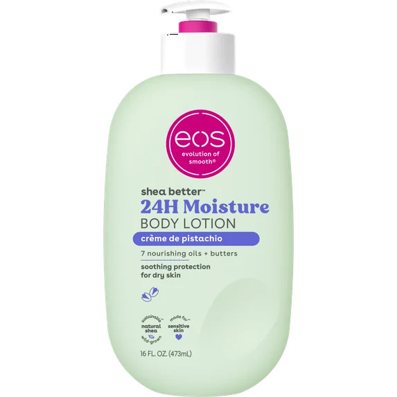 eos Shea Better Body Lotion- Creme de Pistachio, Soothes Dry Skin, 16 fl oz - Walmart.com | Walmart (US)