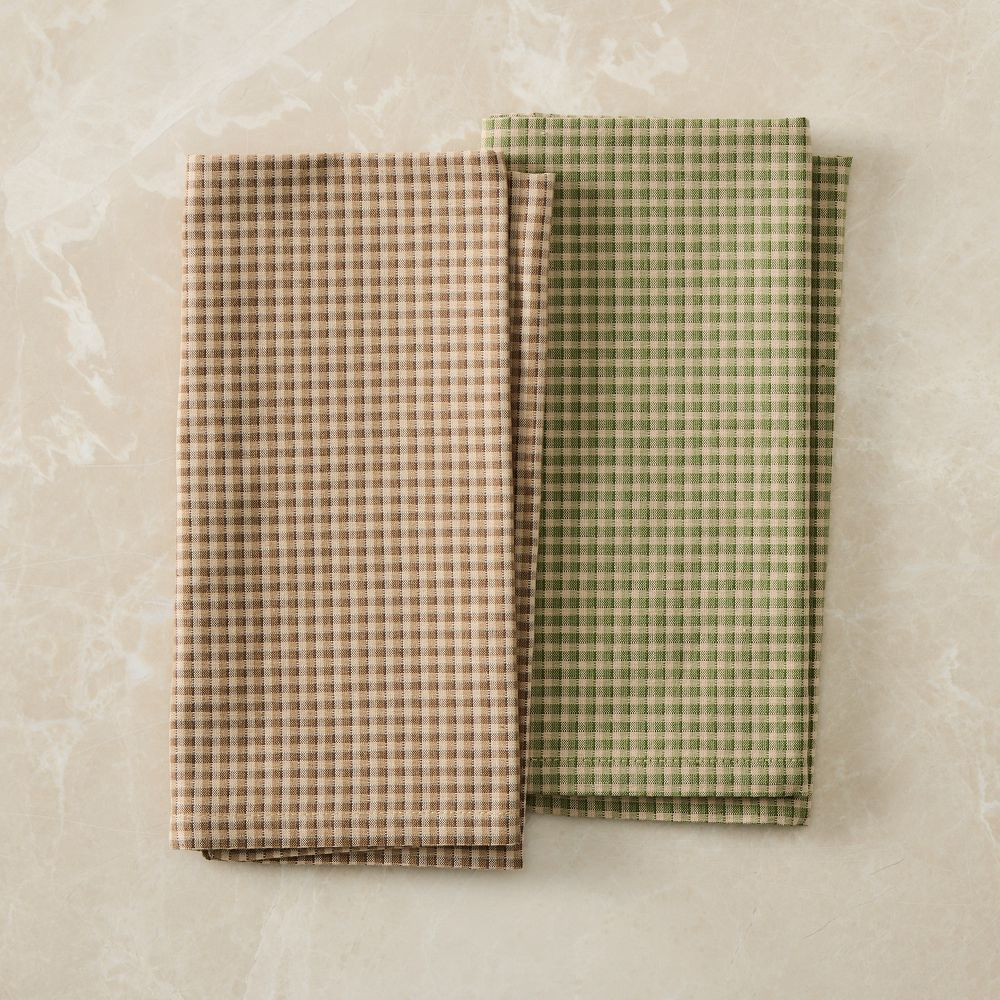 Gingham Cotton Napkin Sets | West Elm (US)