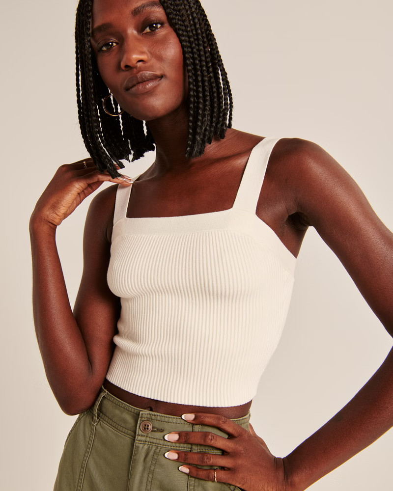 Ottoman Squareneck Tank | Abercrombie & Fitch (US)