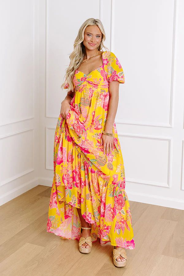 Boho Chic Floral Maxi Dress | Impressions Online Boutique