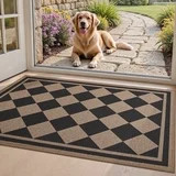 VUNATE Doormat for Inside 24"x35" Entryway Rugs Non Slip Absorbent Welcome Mat Easy Jute Dirt Tra... | Walmart (US)