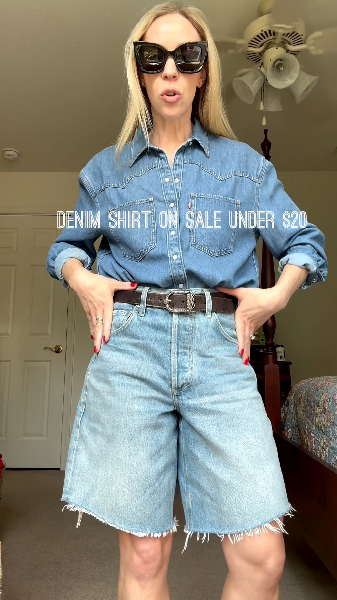 This denim shirt is on sale under $20! Love the western details and super soft fabric

#LTKSaleAlert #LTKOver40 #LTKSeasonal