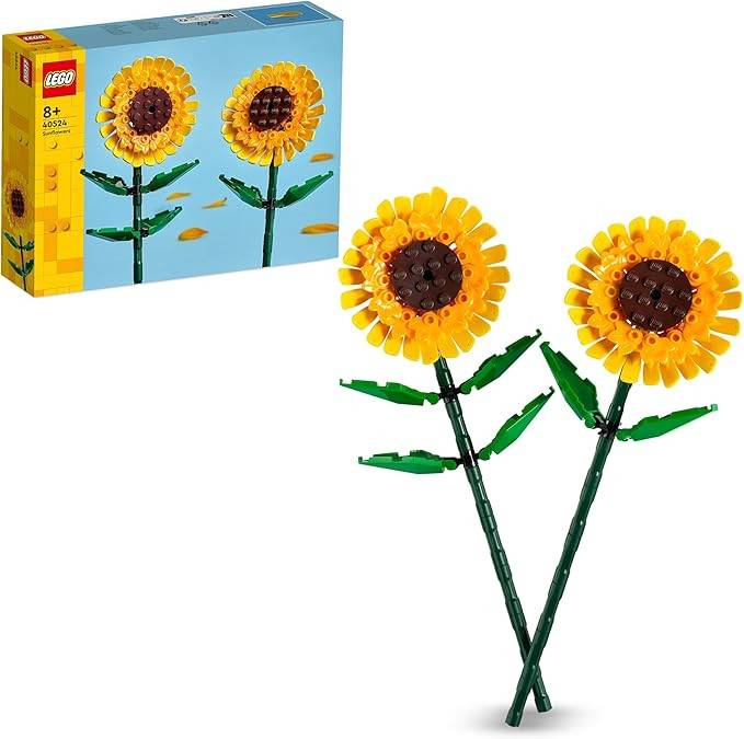LEGO Sunflowers - Building Toy for Kids, Girls & Boys Ages 8+ - Artificial Sunflowers for Home De... | Amazon (US)