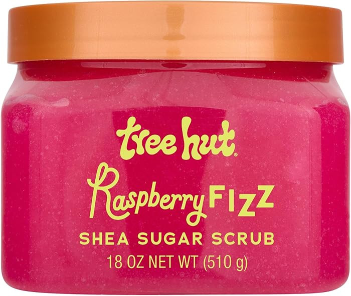 Tree Hut Raspberry Fizz Shea Sugar Scrub, Exfoliating, Hydrating & Moisturizing Body Scrub with S... | Amazon (US)