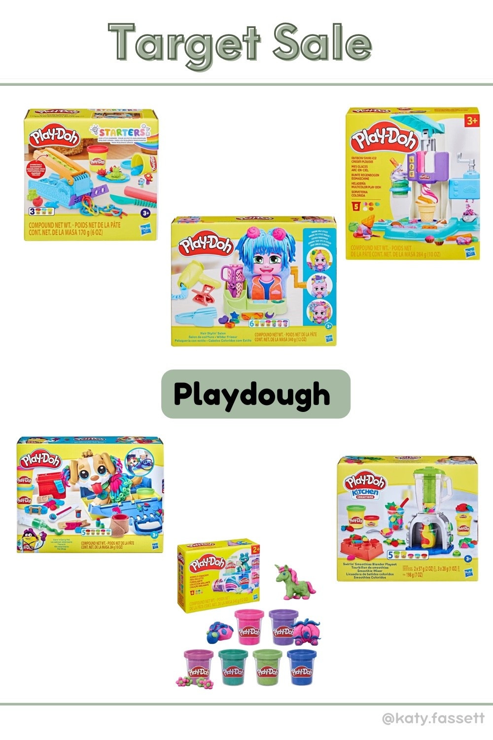 Target has play dough toys on sale!! 