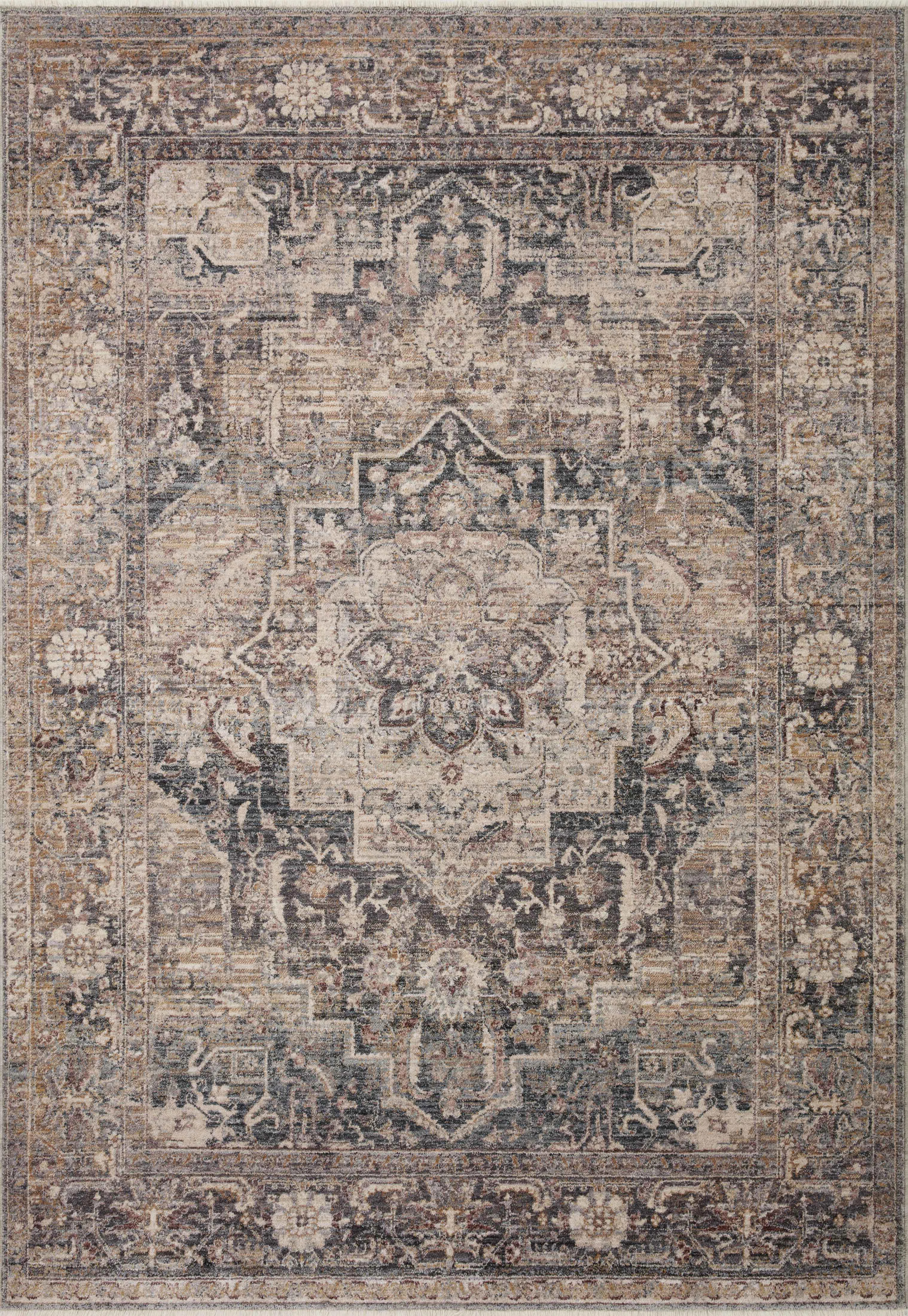 Loloi Lyra Denim / Sand Area Rug | Wayfair North America