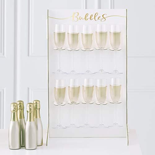 Ginger Ray Prosecco Champagne Bubbly Drinks Wall Drink Holder Wedding Party Decoration, 1.8 L x 3... | Amazon (US)
