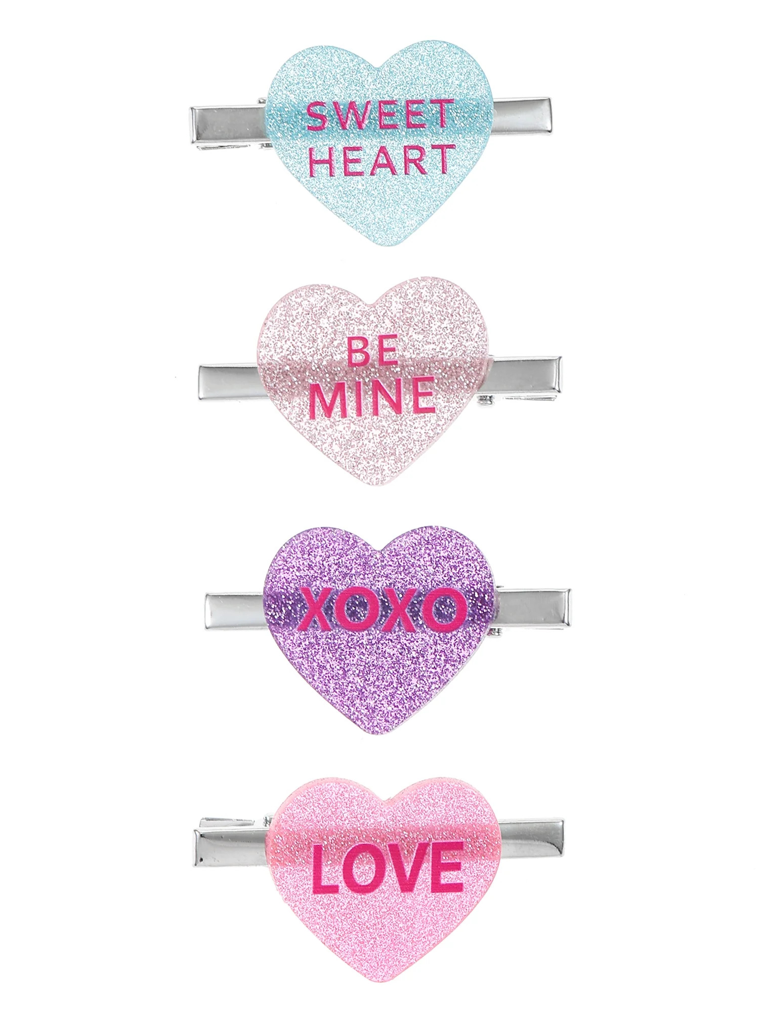 Way to Celebrate Valentine's Day Candy Heart Clips | Walmart (US)