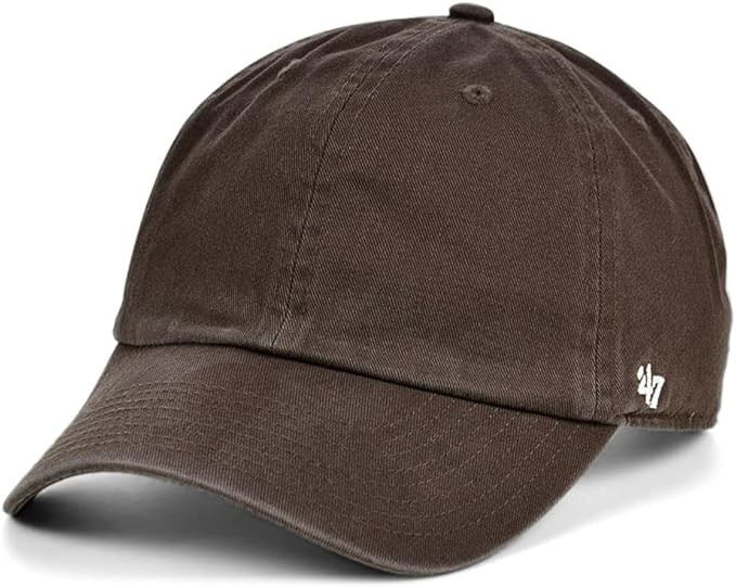 '47 Blank Classic Clean Up Cap, Adjustable Plain Baseball Hat for Men and Women | Amazon (US)