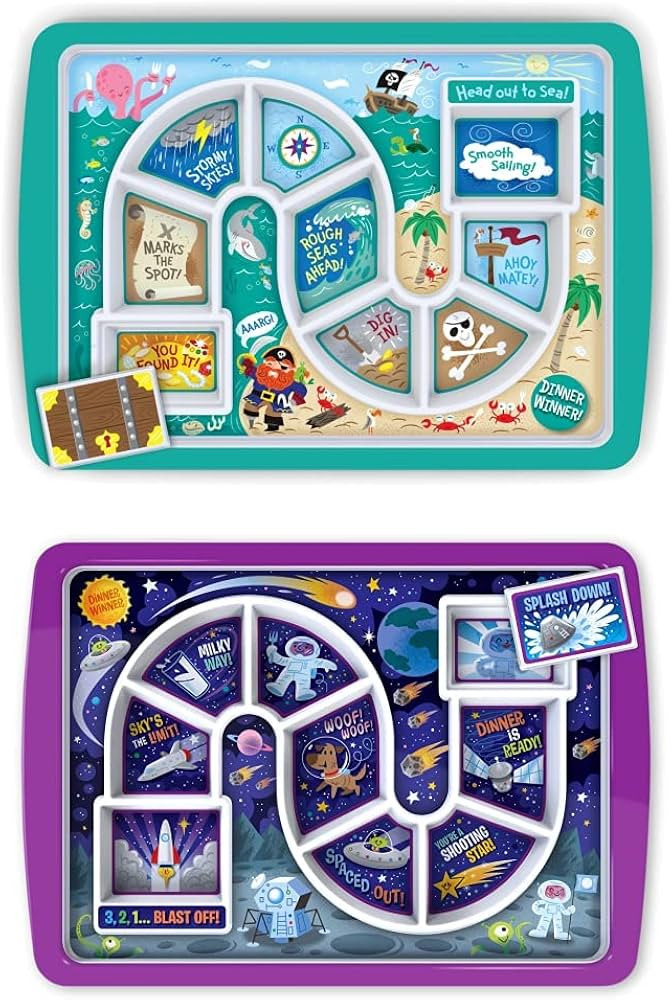 Fred & Friends DINNER WINNER Kids' Dinner Tray, PirateandGenuine Fred Dinner Kids Food Tray, Stan... | Amazon (US)