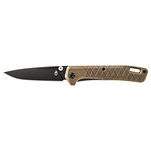 Gerber Gear Zilch Folding Pocket Knife, 3.1 Inch Plain Edge Blade, Coyote Brown | Amazon (US)