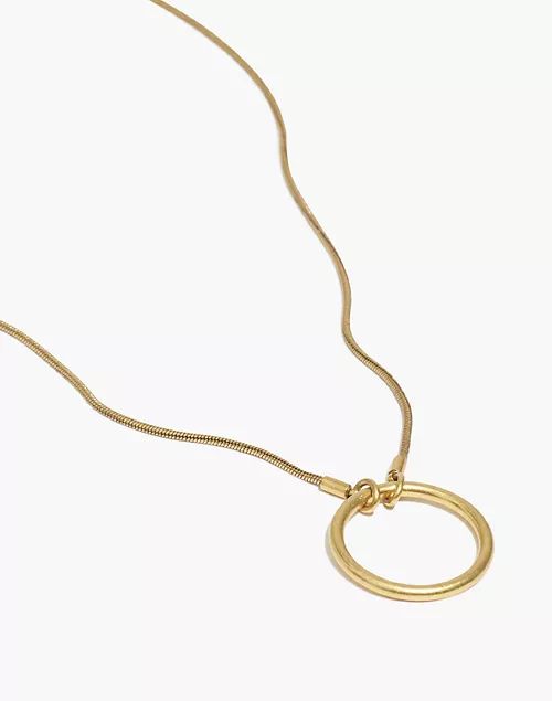 Adjustable Ring Choker Necklace | Madewell