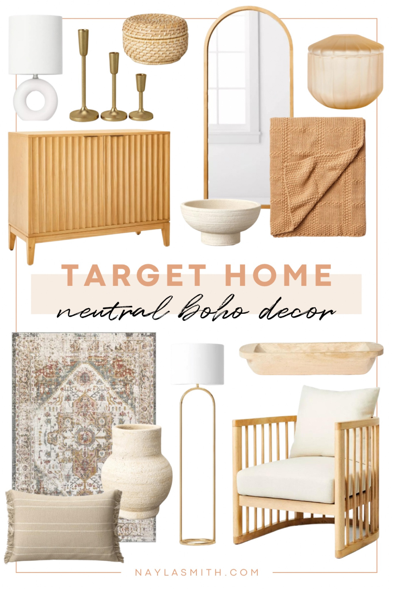 Target neutral home decor • boho area rug, arc mirror, floor lamp, armchair, neutral decor, living room refresh, table lamp, throw blanket, wood credenza 


#LTKhome #LTKstyletip #LTKFind