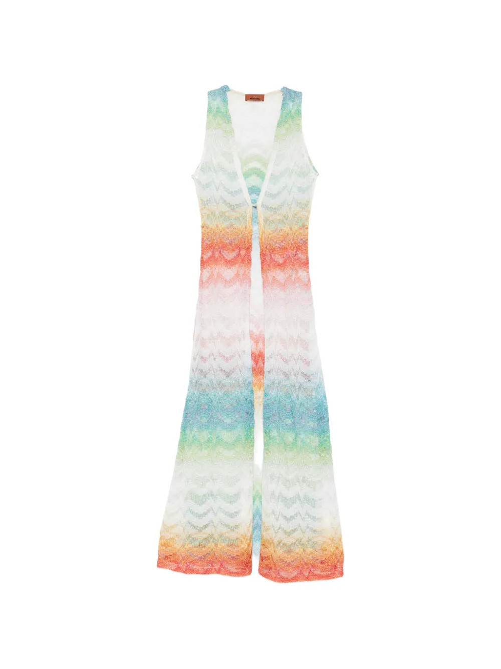 Missoni patterned cover-up vest - White | Farfetch Global