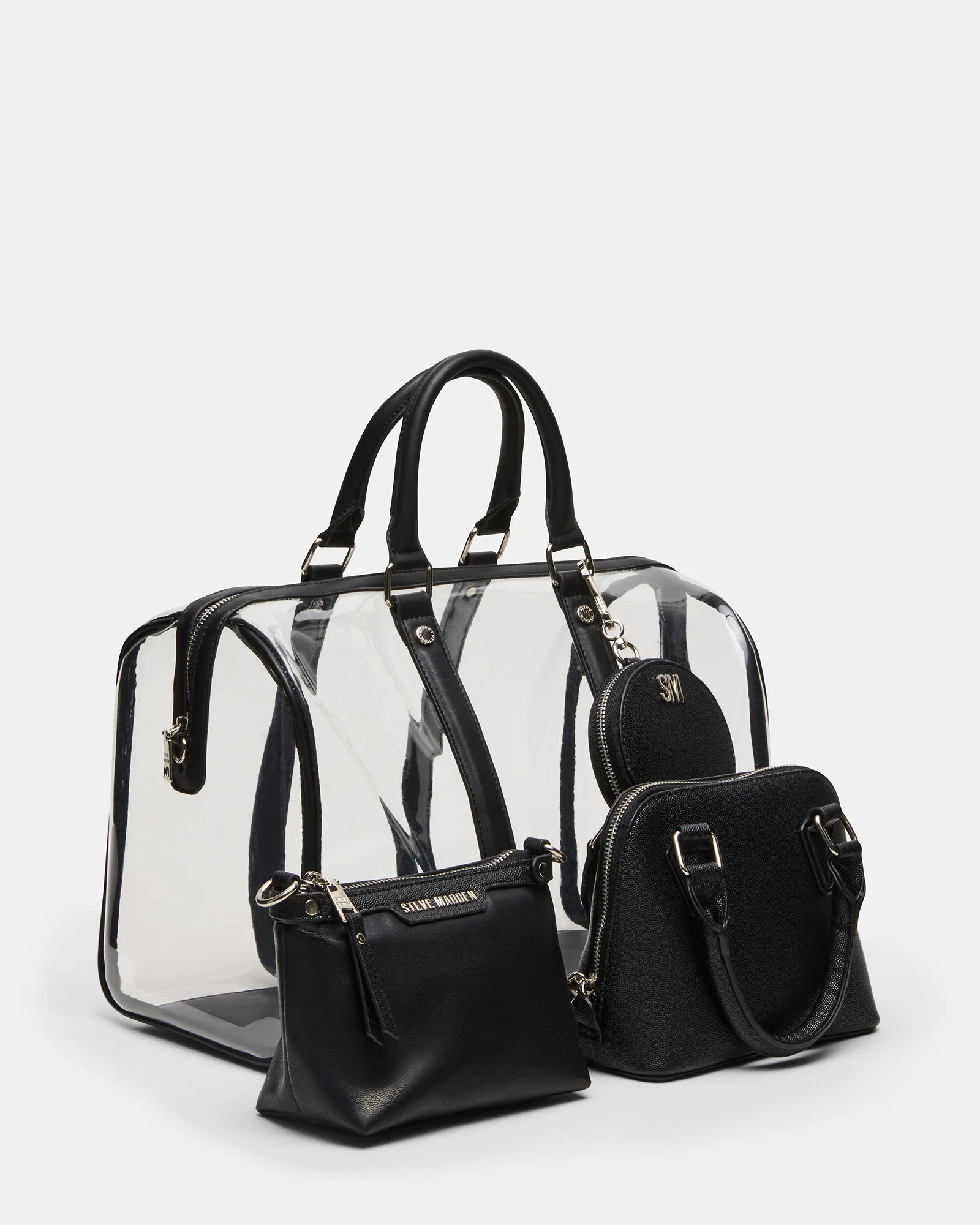 WARREN Gift Set Black Women's 6-Piece Holiday Bag Gift Set | Steve Madden (US)