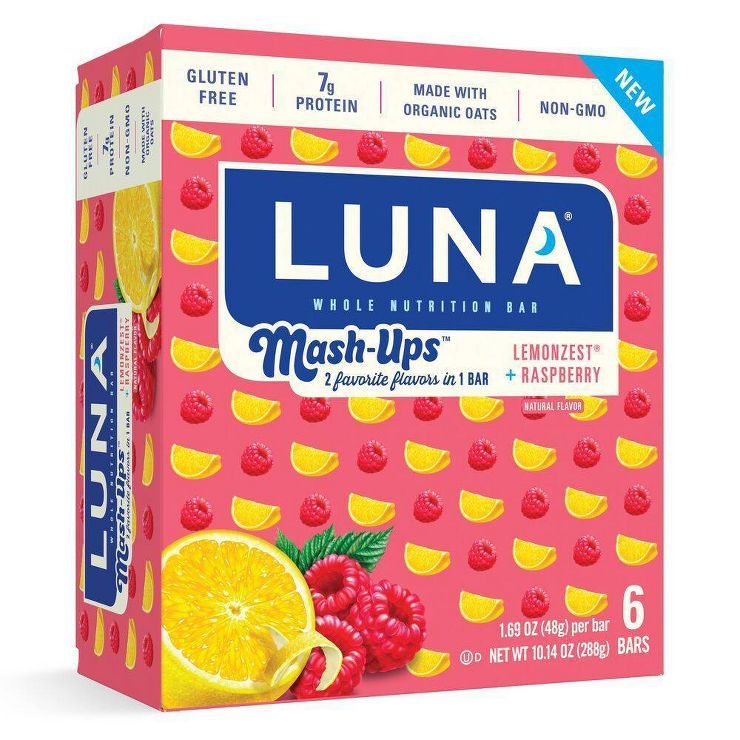 Luna Mash Ups Lemon Zest and Raspberry - 6ct | Target