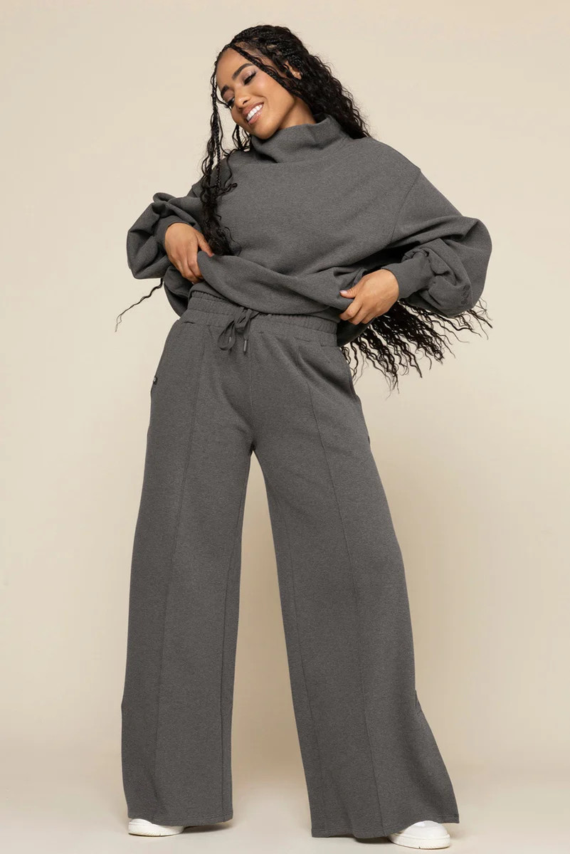 Perfect Plane Pants - Charcoal Heather | POPFLEX