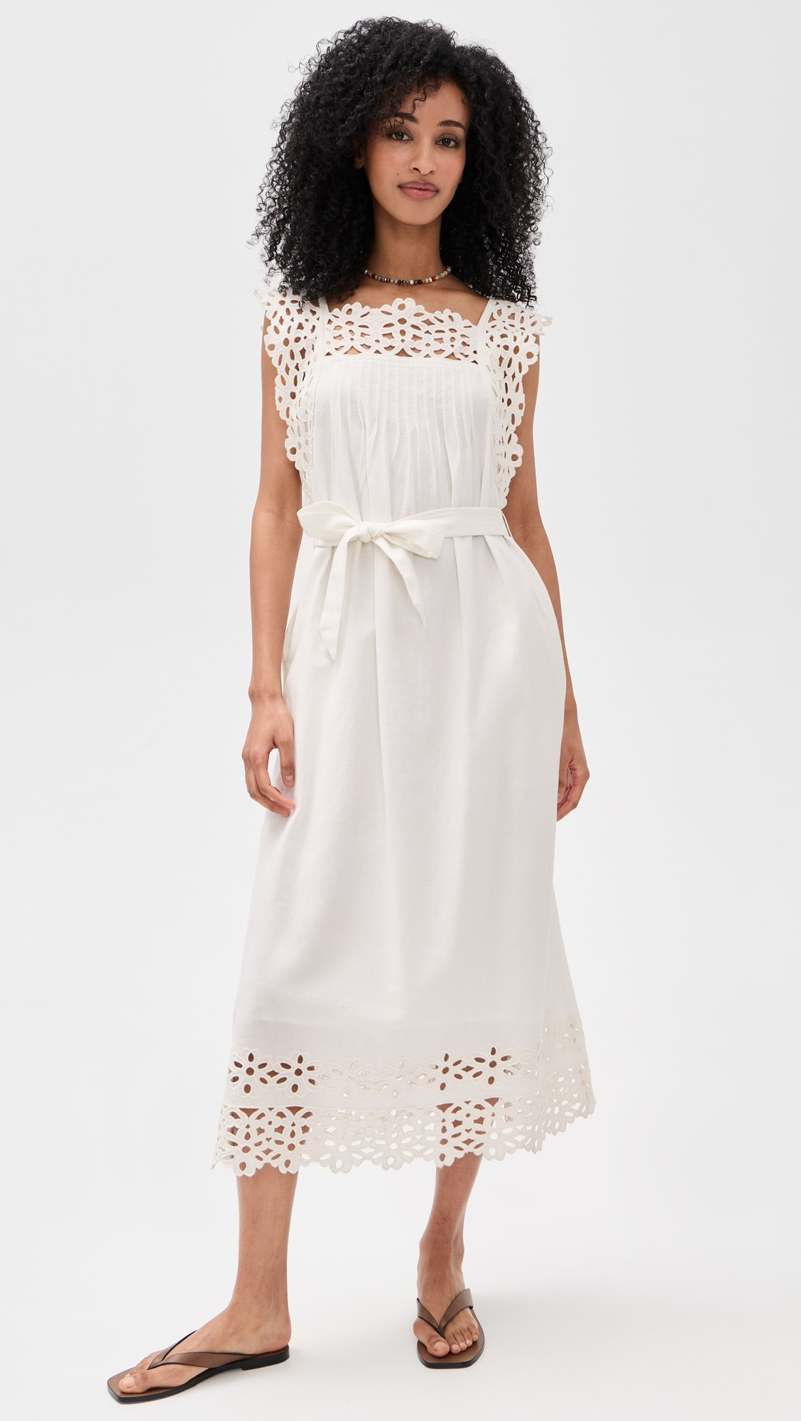 Leila Eyelet Midi Dress | Shopbop