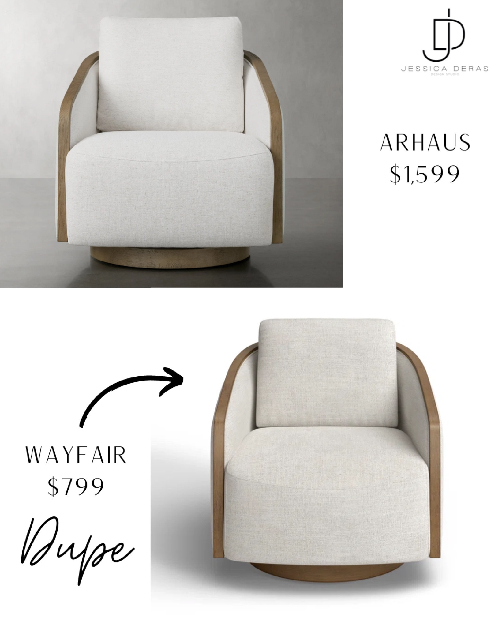 Arhaus Dupe😉

Interested in our interior design? (jessicaderasinteriordesign.com) to schedule a 30 free Discovery call! We’d love to design your home. 

#LTKStyleTip #LTKFamily #LTKHome